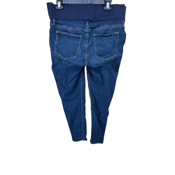 Gap Denim Blue Jean Easy Legging with Belly Band women’s sz maternity 12/31 Long - Picture 2 of 7